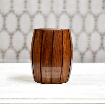 Decorlay Wooden Cooking Spoon Set, 7-Piece, Brown, 35 Cm