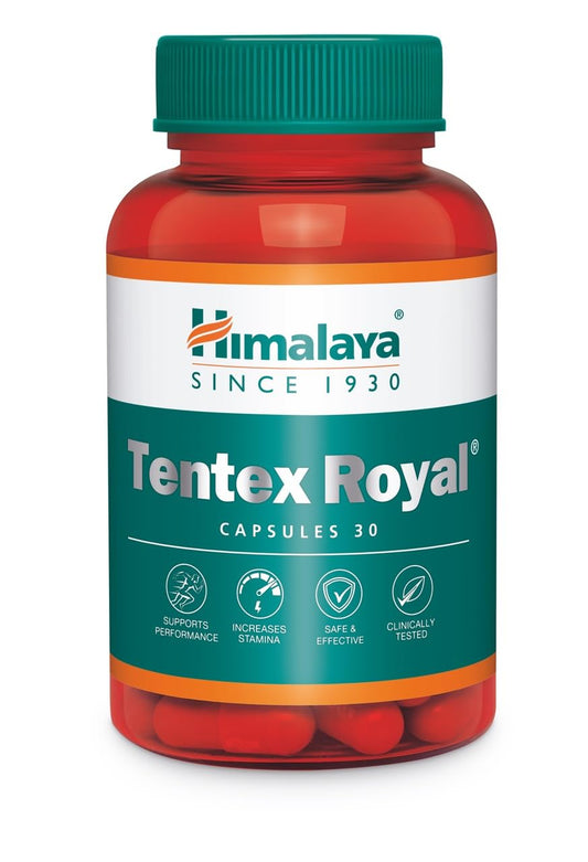Himalaya Tentex Royal for Men | 30 Capsules | Herbal Formulation I Helps Improve Physical Performance I Clinically tested I Improves Strength & Stamina