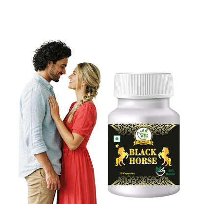 Black Horse Capsule for men - Man Wellness supplement - 10 Capsules