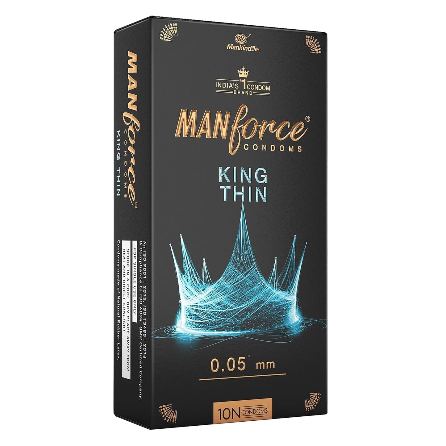 Manforce King Thin Ultra-Thin Unflavoured Condoms